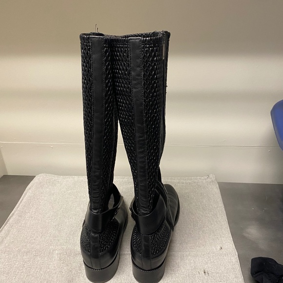 Aquatalia Black Tall Boots - Picture 3 of 4